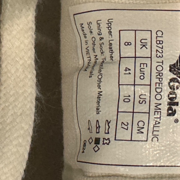 Gola Torpedo Metallic size 10 - Picture 5 of 5